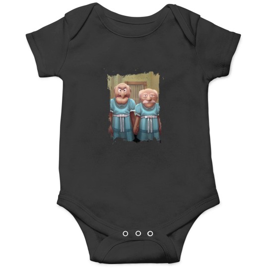 Discover Muppet Maniac Statler amp Waldorf as the Grady Twins Onesies