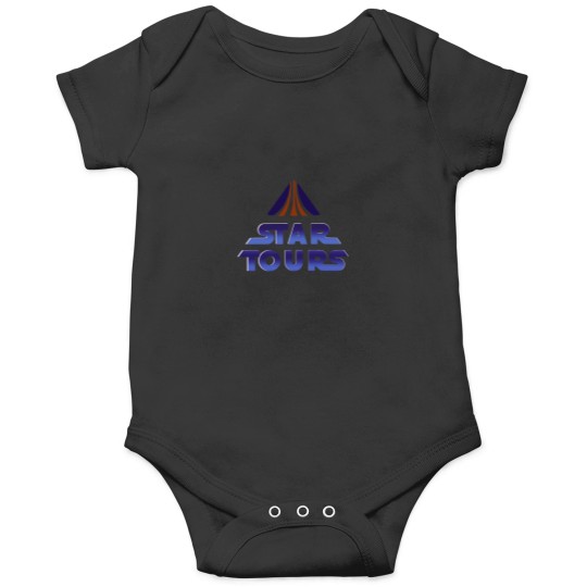 Discover STAR TOURS Monitorscreen logo Onesies