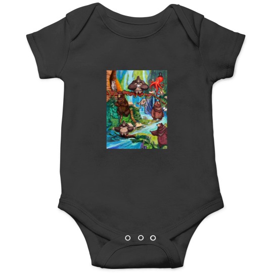 Discover Cartoon Animal Scene Onesies