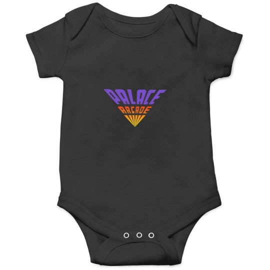 Discover Stranger Thingss palace arcade fading logo Onesies