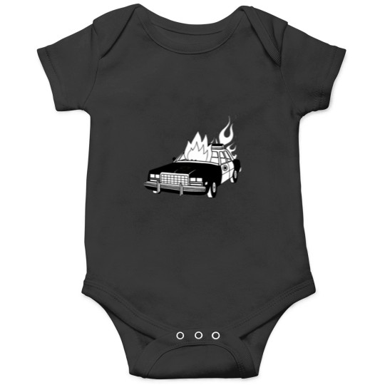 Discover Burning Cop Car Onesies