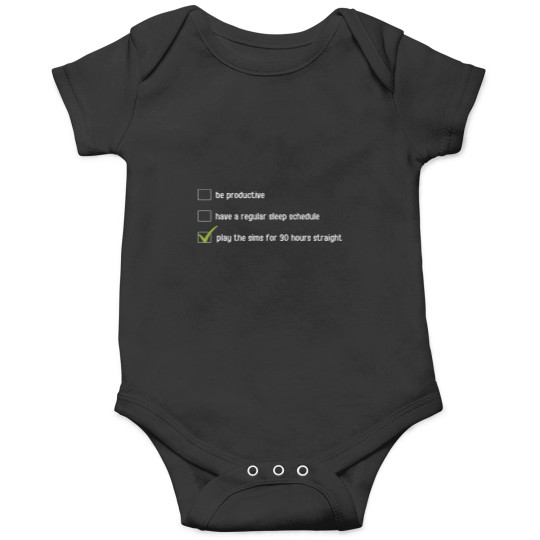 Discover playing the sims for 30 hours Onesies