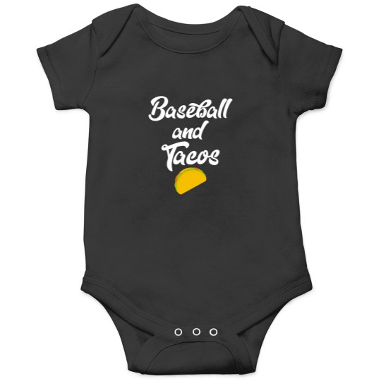 Discover Cute Baseball And Tacos Base Ball Players Onesies