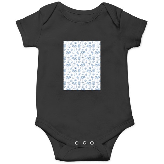 Discover Mojave Desert -Vintage Toile de Jouy Style Graphic Onesies