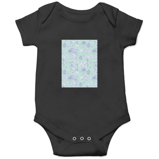 Discover safari toile de jouy Graphic Onesies