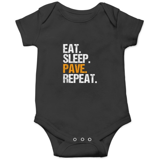 Discover Asphalt Paver Eat Sleep Asphalt Paving Machine O Onesies