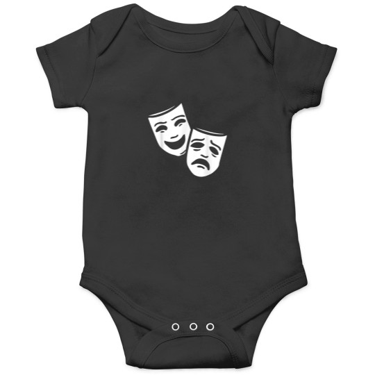 Discover Comedy And Tragedy Greek Theater Masks Onesies