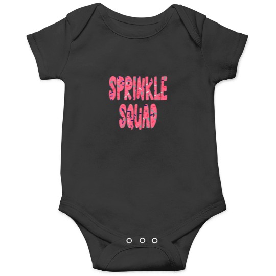 Discover Pink Sprinkle Squad Cookie Donut Cupcakes Sprink Onesies