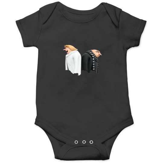 Discover Despicable Me 3 Dru & Gro Back to Back Circle Portrait Classic T-Shirt Off Menu 22 Onesies