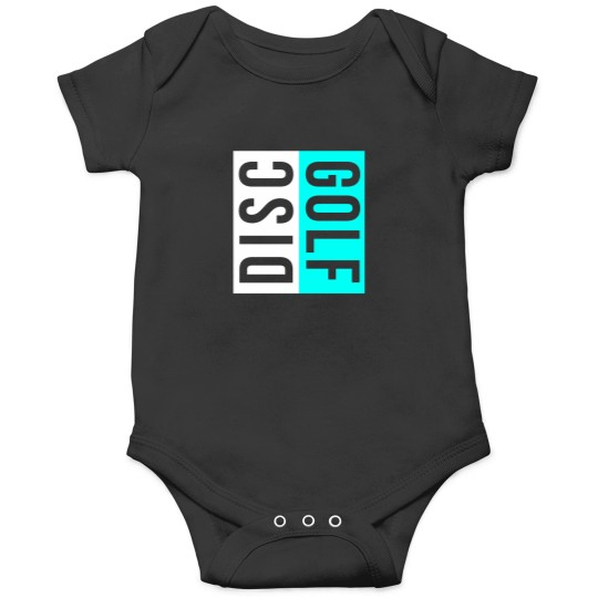 Discover Disc Golf White And Blue Modern Minimalist Onesies