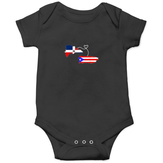Discover Half Puerto Rican Half Dominican Flag Map Combin Onesies