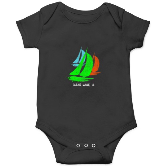 Discover 80s 90s Style Clear Lake IA Sailing Onesies