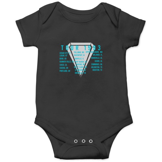 Discover Discover Cool Vintage 90s Diamond Rio 1993 Tour  B Onesies
