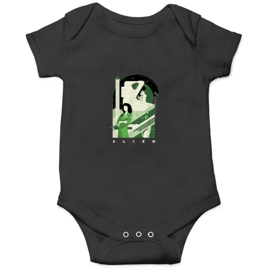 Discover Alien 45th Anniversary Ellen Ripley Stylized Tri Onesies