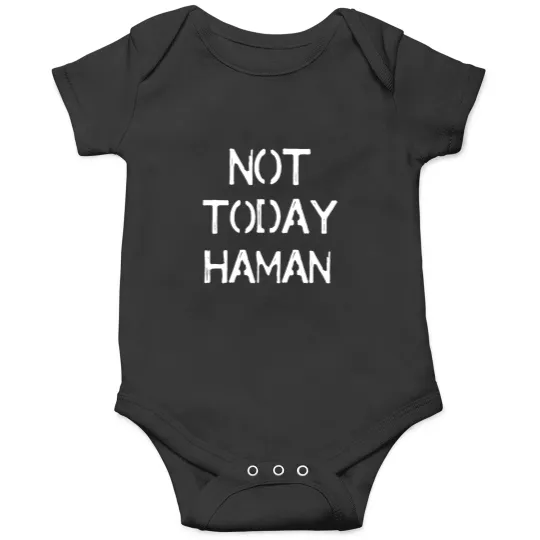 Discover Funny Purim Costume Not Today Haman Onesies