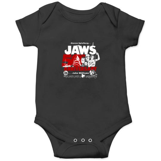 Discover happy jaws 50th anniversary to that great white shark movie Onesies