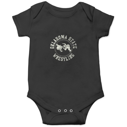 Discover Vintage Oklahoma State Wrestling Logo Shirt Onesies