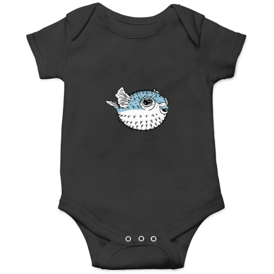 Discover fugu cute deadly porcupinefish pufferfish puffer fish Onesies