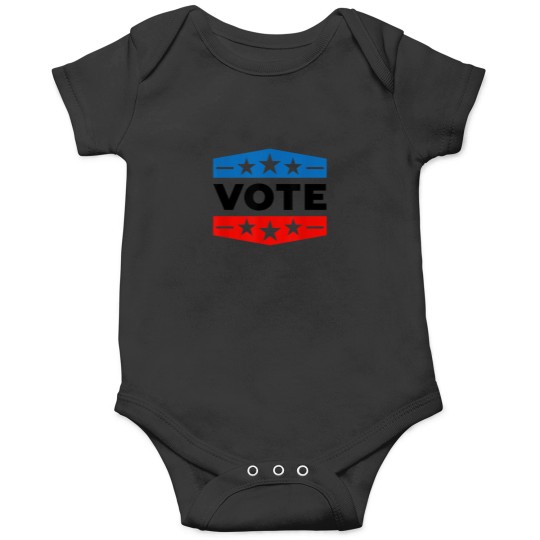 Discover Vote Shirt Women Men Red White Blue 2024 Registe Onesies