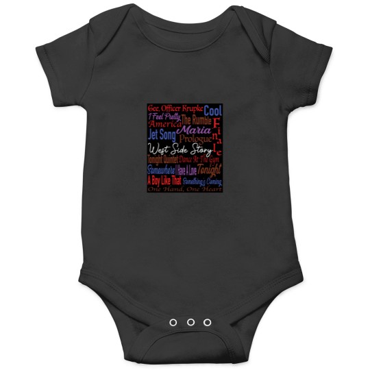 Discover West Side Story Song Titles  2931 Onesies