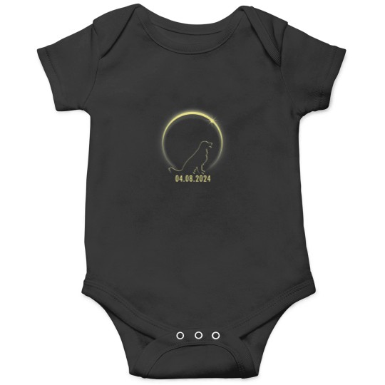 Discover Total Solar Eclipse Golden Retriever Lover April Onesies