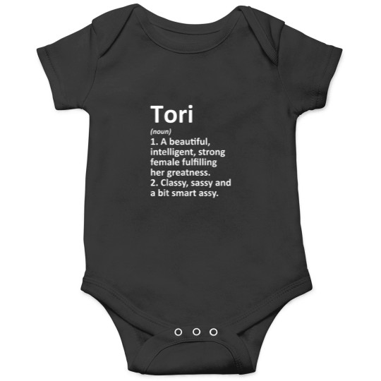 Discover TORI Definition Personalized Name Funny Christma Onesies