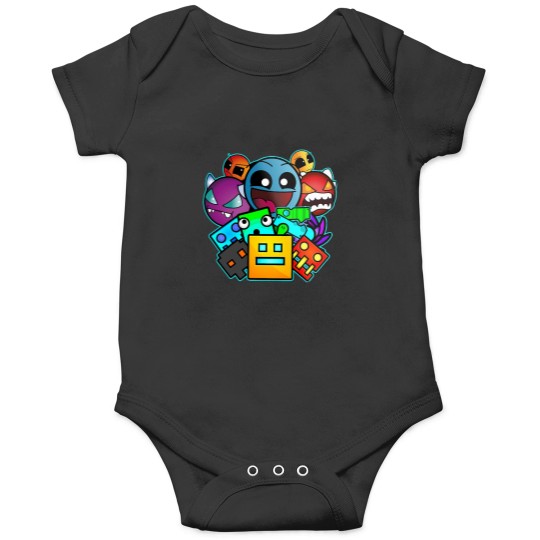 Discover Geometric Dash Classic T-Shirt Onesies