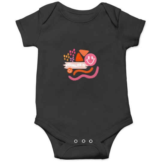 Discover Visualize It - Abstract Positivity Onesies