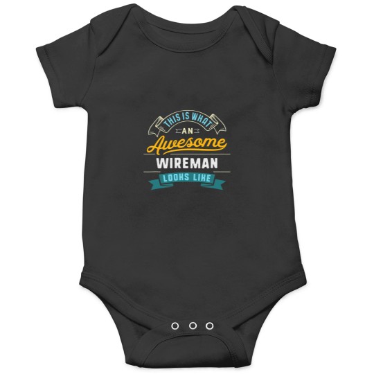 Discover wireman awesome job occupation graduation Onesies