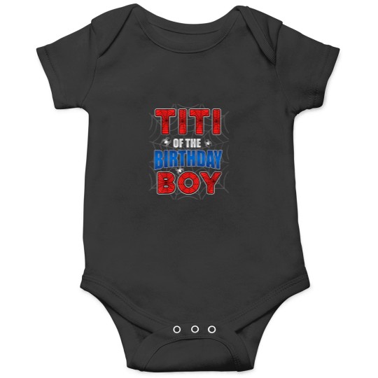 Discover Titi of the Birthday Boy Costume Spider Web Birt Onesies