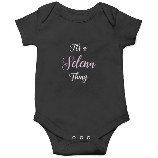 Discover Selena Name Personalized Women Cute Pink Girl Cu Onesies