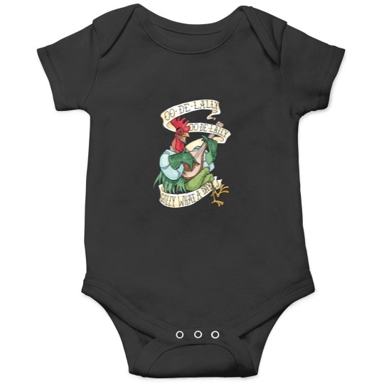 Discover Alan-A-Dale RoosterOO-De-Lally Golly What A Day Tattoo Watercolor Painting Robin HoodT-S Onesies