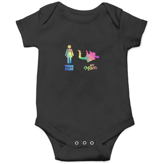 Discover Your Mom My Mum Skydiver Mother Parachute Skydiv Onesies