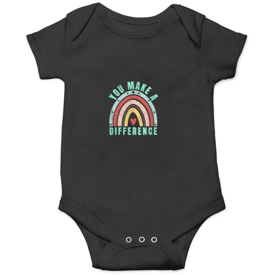 Discover You Make A Difference Everyday Inspirational Mot Onesies