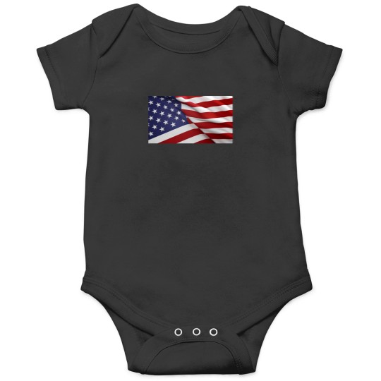 Discover Waving American Flag 881 Onesies