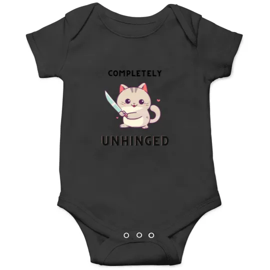 Discover Unhinged Cat Shirt Onesies