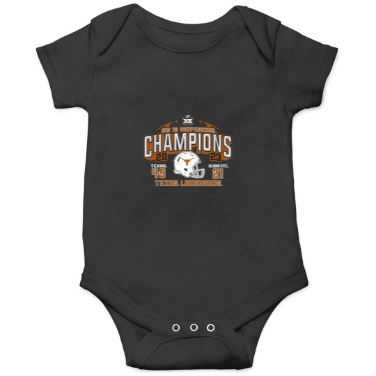 Discover Texas Longhorns Big 12 Champs 2023 Football Score 49-21 Onesies