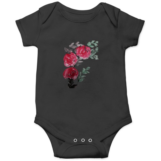 Discover Red  Color Rose 3077 Onesies