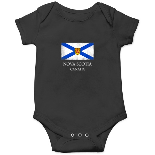 Discover Nova Scotia T Shirt Canada Province Flag Tee Onesies