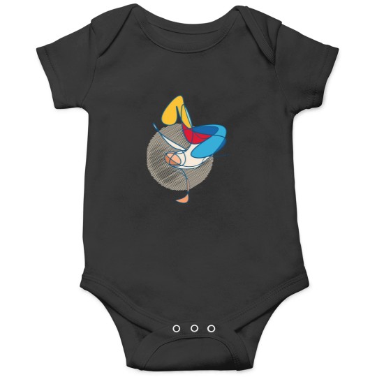 Discover Abstract Hip Hop Dancer Onesies