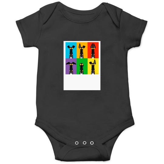 Discover Greyhound Semaphore Baseball ¾ Sleeve T-Shirt Onesies