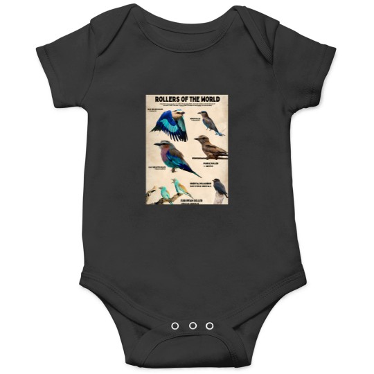 Discover coraciidae roller birds of the world conservation science poster Onesies