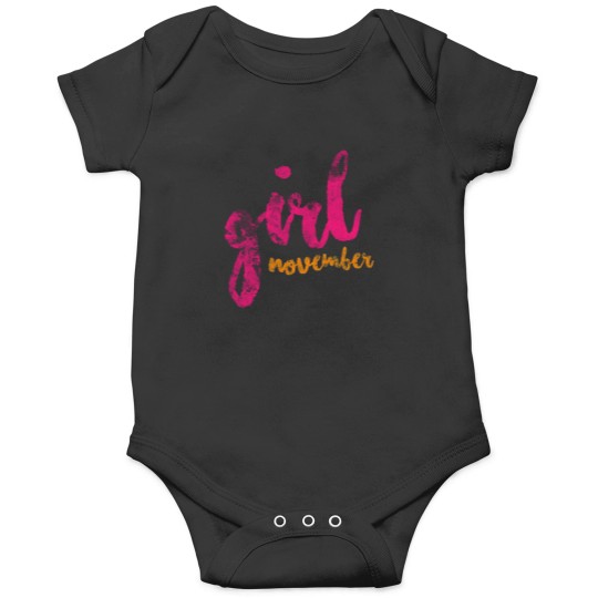 Discover November Girl Onesies