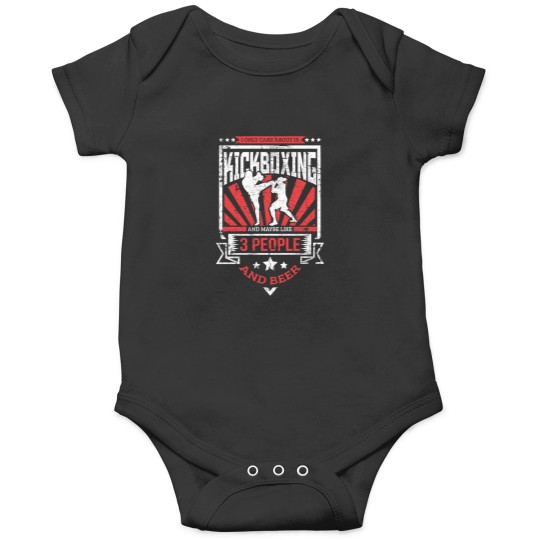 Discover I Only Care About Kickboxing 3 People Beer 1 Onesies
