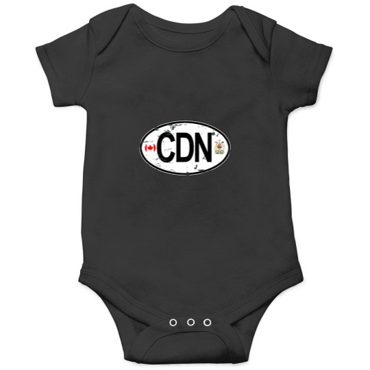 Discover Canada Oval Country Code Decal Active T-Shirt Onesies