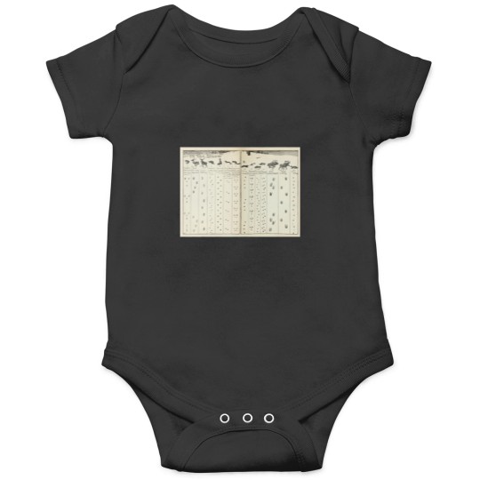 Discover Vintage Animal Tracks in the Snow Diagram (1912) Active T-Shirt Onesies