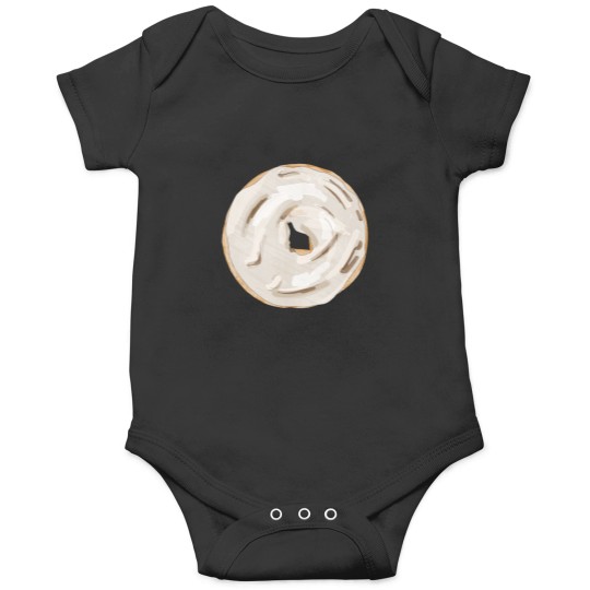 Discover cream cheese bagel Onesies
