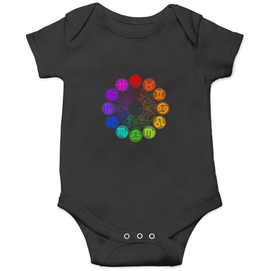 Discover zodiac design rainbow 1 Onesies