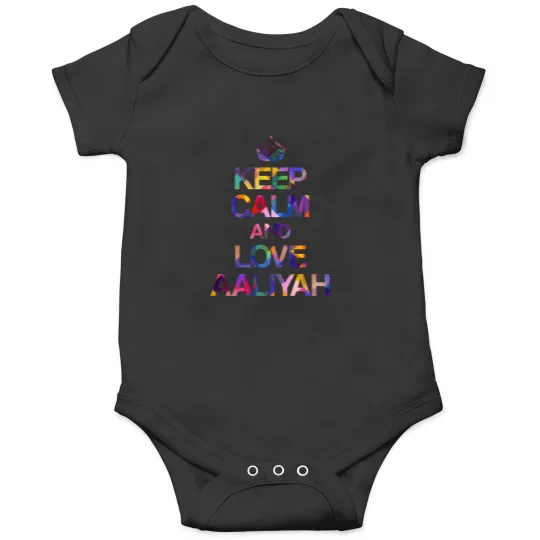 Discover Keep Calm And Love Aaliyah Onesies
