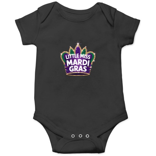 Discover little miss mardi gras Onesies